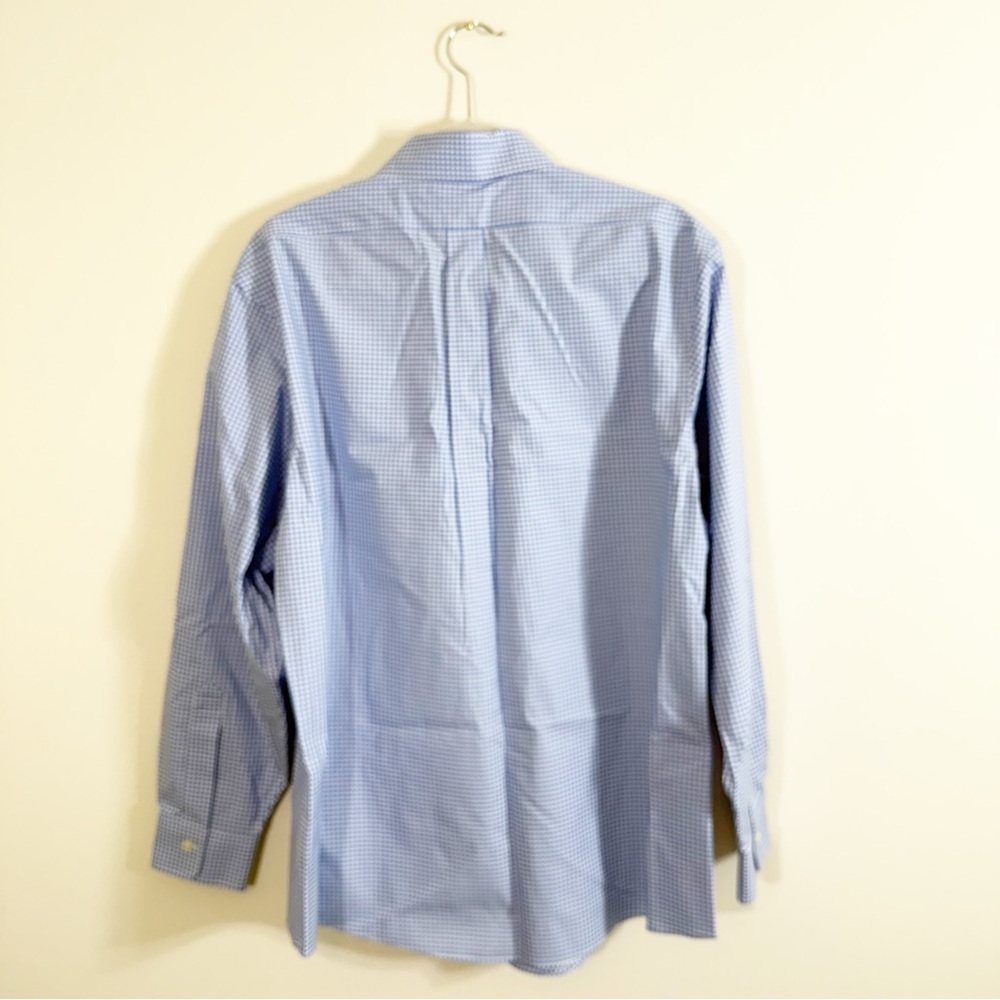 Brooks Brothers Regent Fit Supima Cotton Button Down Dress Shirt Plaid 16.5/34 - Picture 4 of 5